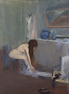 Efter badet, ca 1885-90 (pastell) av Jean Louis Forain