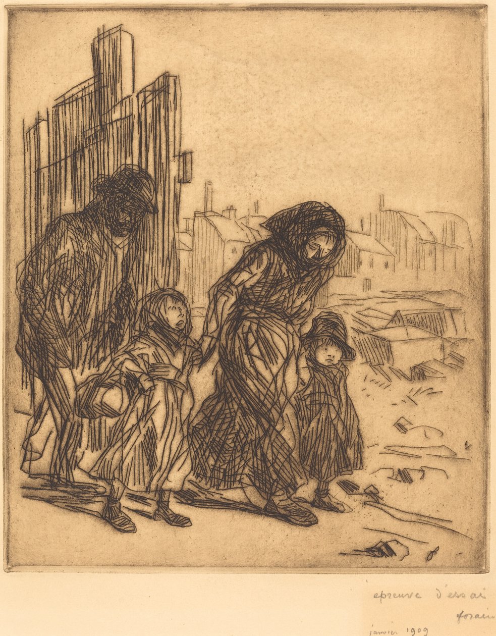 Efter anfallet av Jean Louis Forain