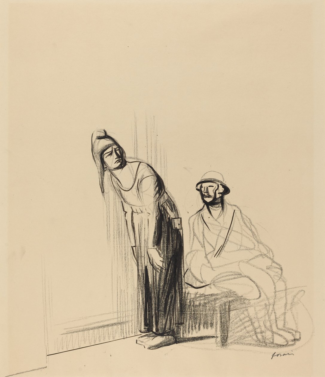 På fredskonferensen av Jean Louis Forain