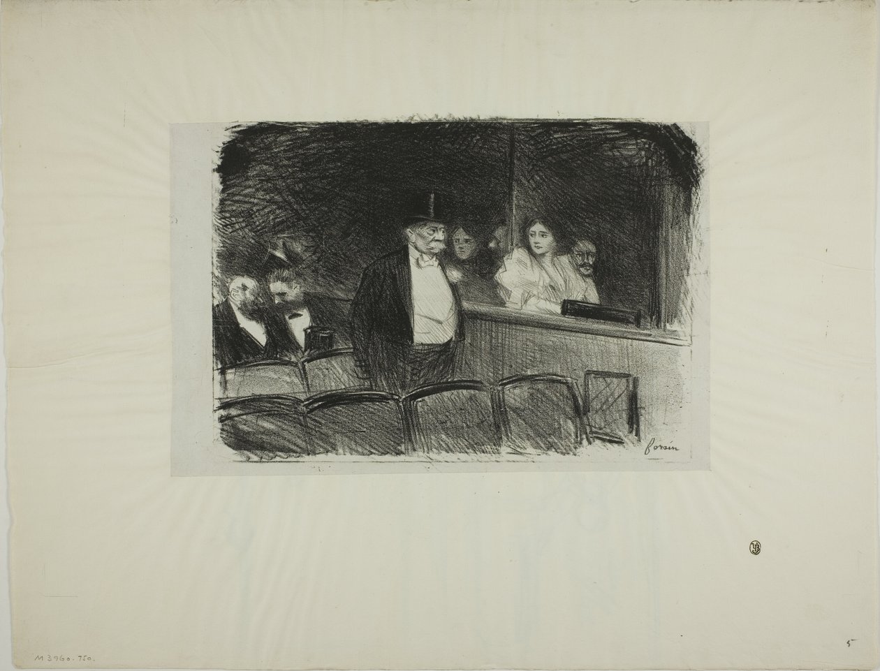 På teatern av Jean Louis Forain