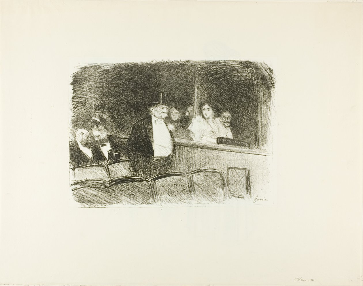 På teatern av Jean Louis Forain