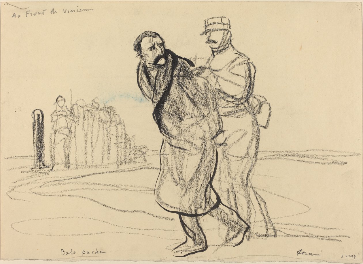 Längst fram i Vincennes. bolo pasha av Jean Louis Forain
