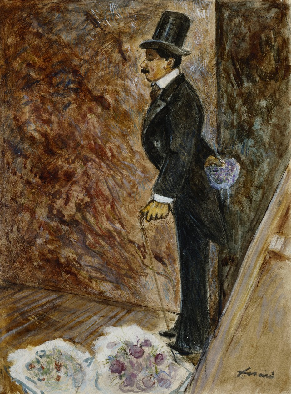 Bakom scenen; Bakom kulisserna, 1878 av Jean Louis Forain