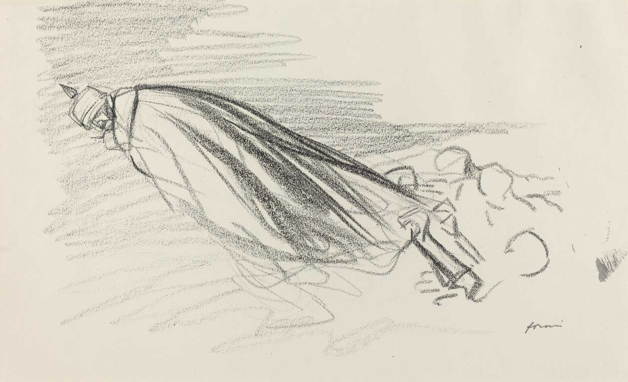 De från den första timmen. "Sire! var är vi från det fräscha och glädjefyllda kriget!" av Jean Louis Forain