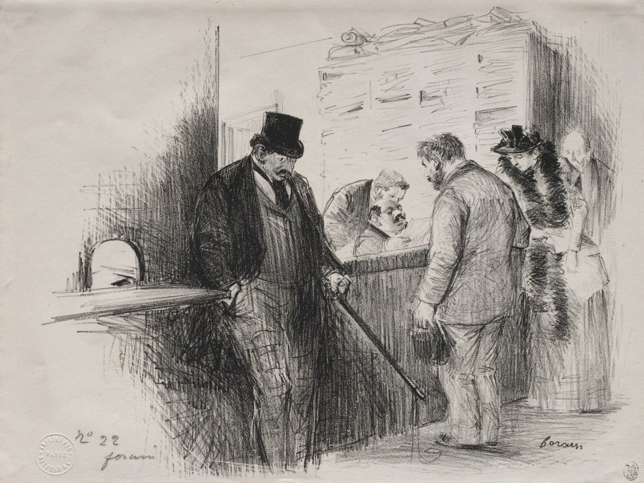 På Huissler. av Jean Louis Forain