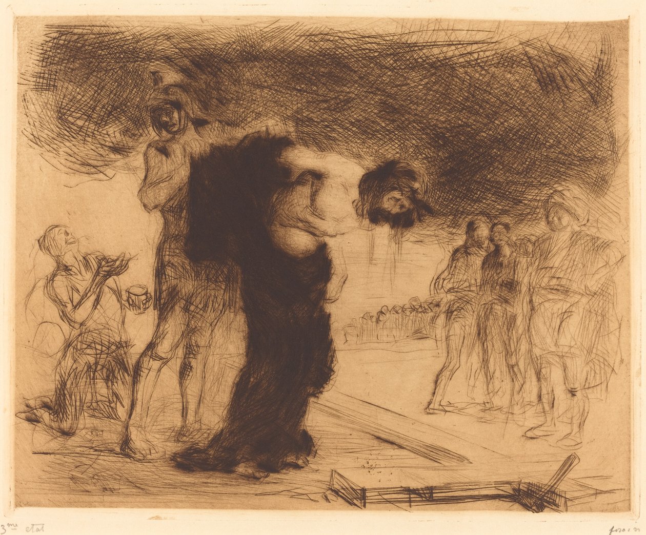 Kristus avklädd sina kläder av Jean Louis Forain