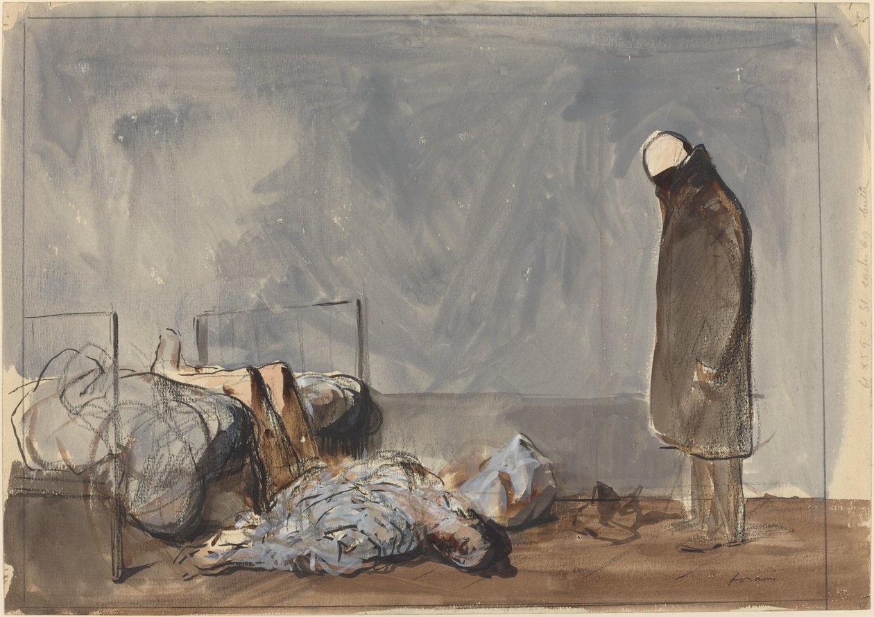 De var snörade av Jean Louis Forain