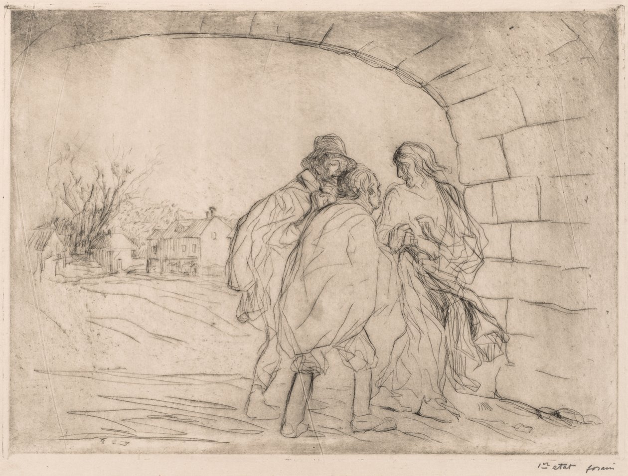 Möte under valvet. av Jean Louis Forain