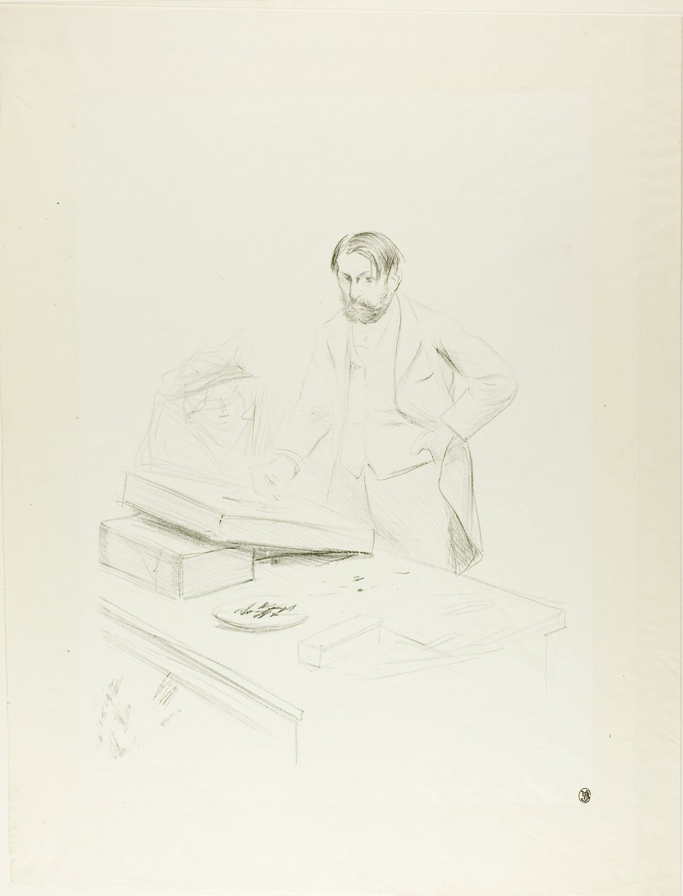 Förain, litograf av Jean Louis Forain