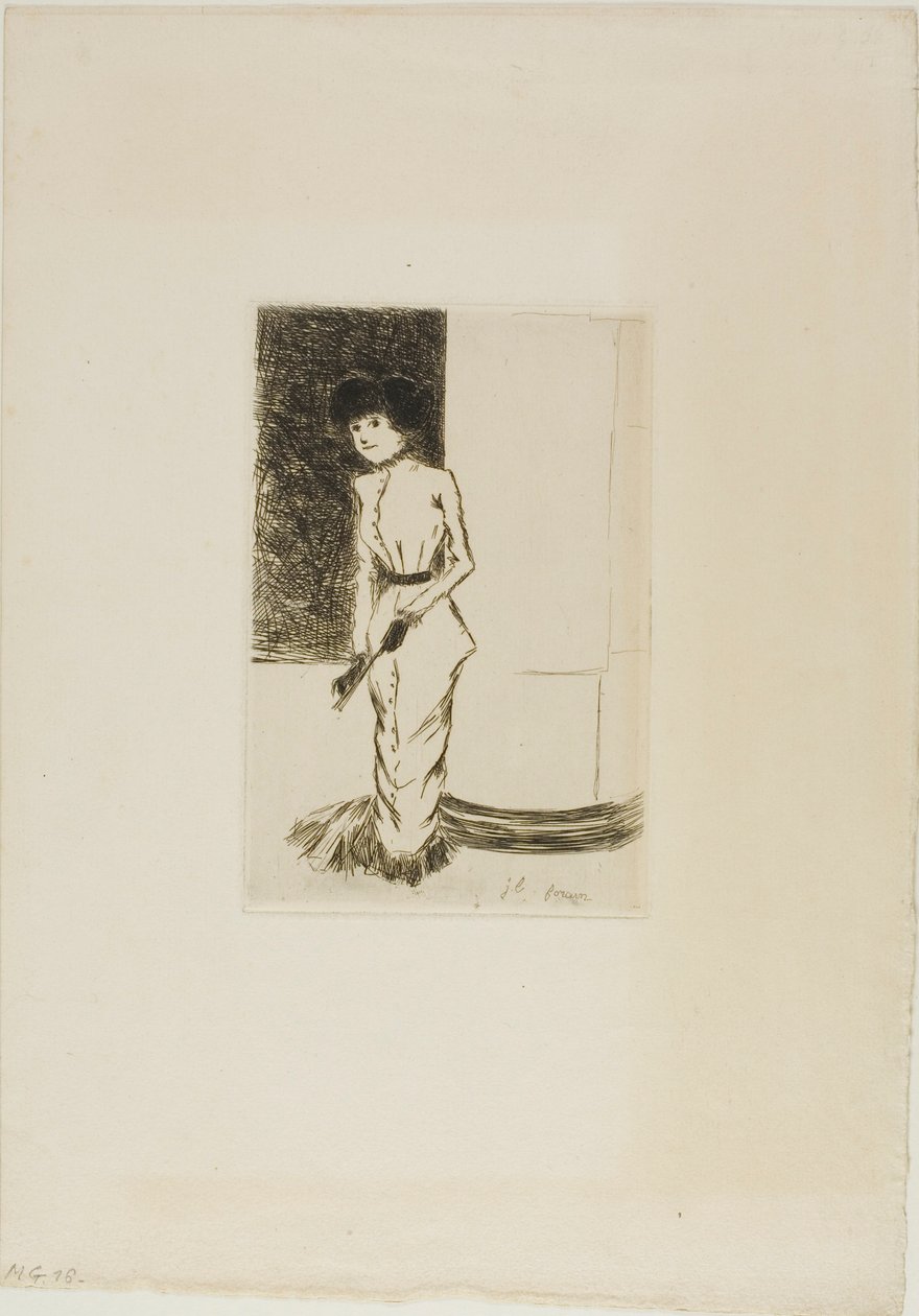 Frontispiece från Croquis Parisiens av Jean Louis Forain