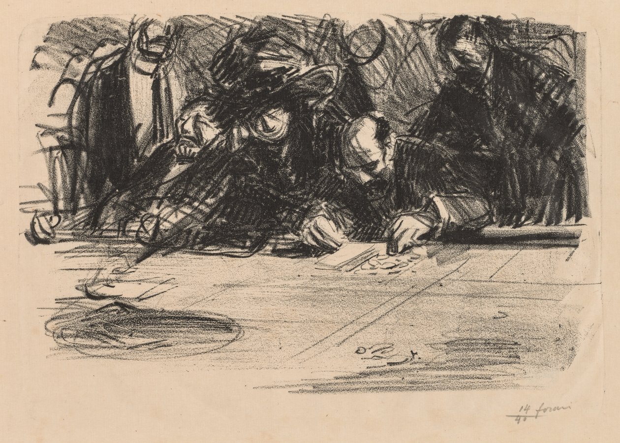 grupp spelare av Jean-Louis Forain