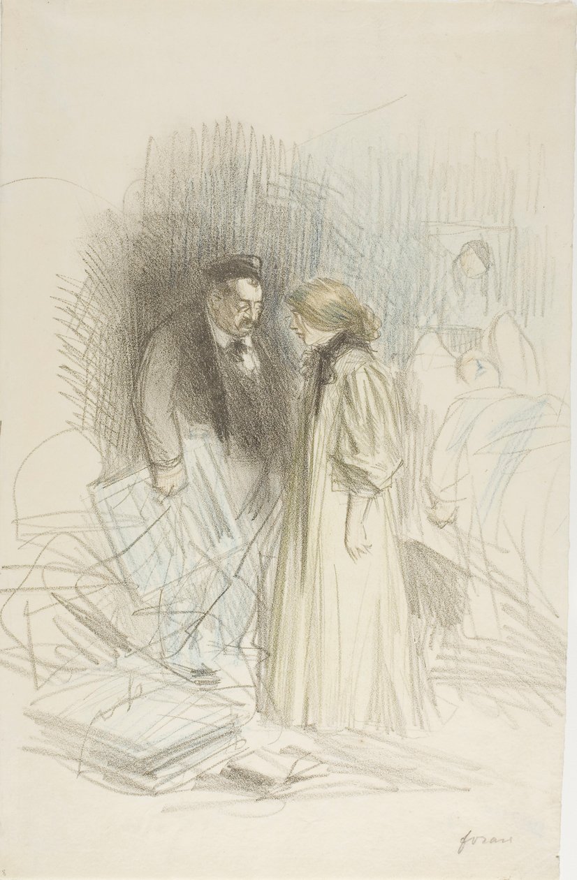 Jag vågar inte ta ner dem ... Det skulle skada honom för mycket av Jean Louis Forain