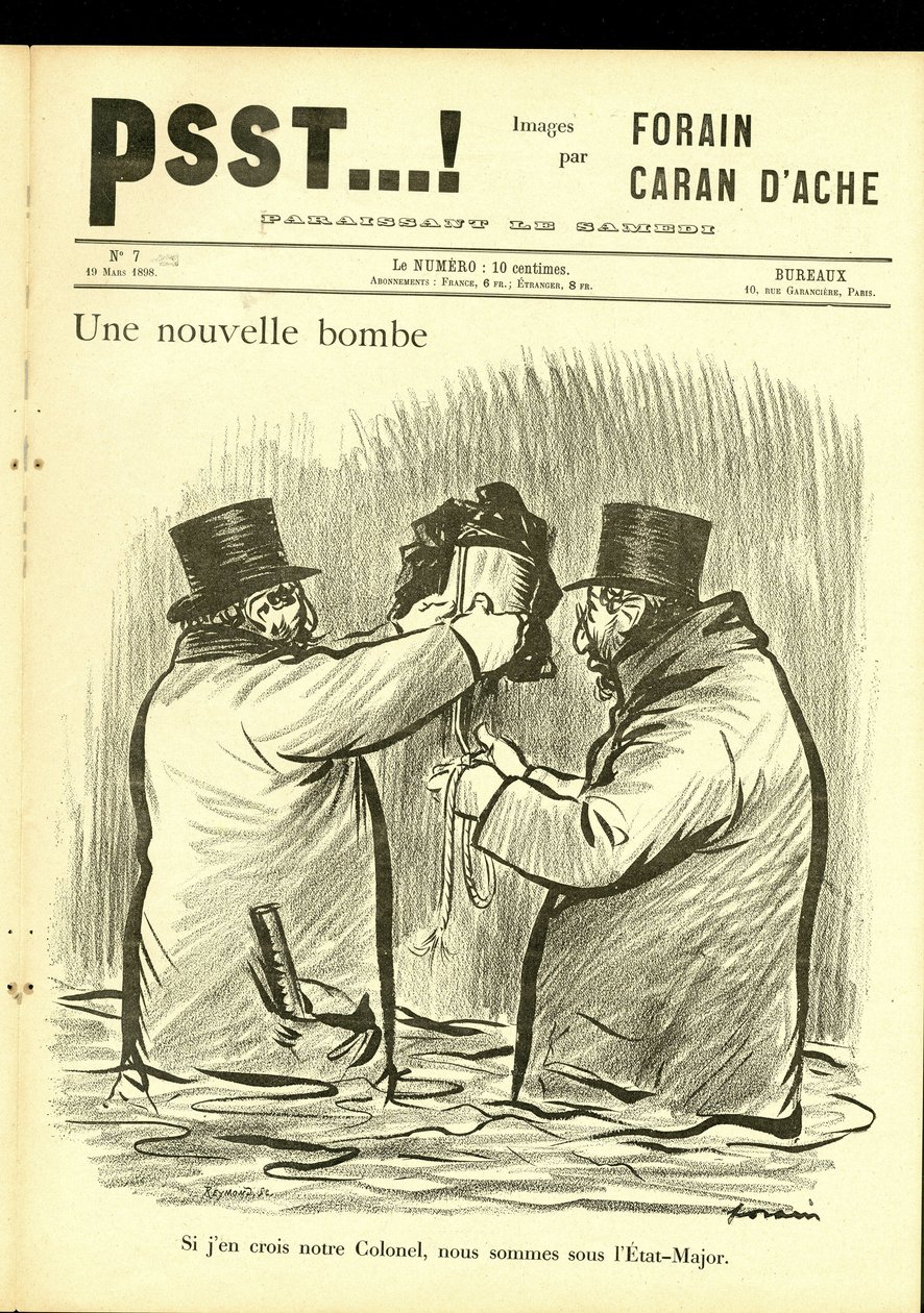 Illustration av Jean-Louis Forain (1852-1931) i Psst...! av Jean Louis Forain