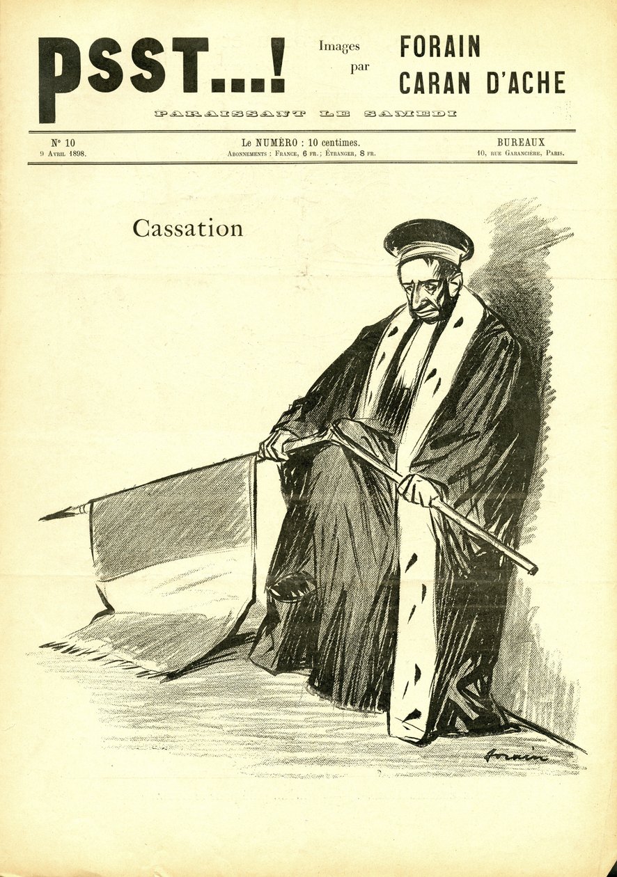 Illustration av Jean-Louis Forain (1852-1931) i Psst...! av Jean Louis Forain