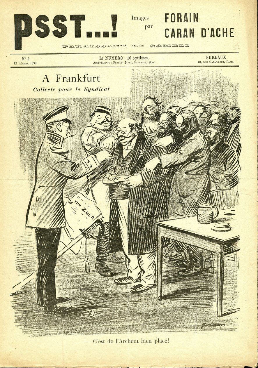 Illustration av Jean-Louis Forain (1852-1931) i Psst...! av Jean Louis Forain