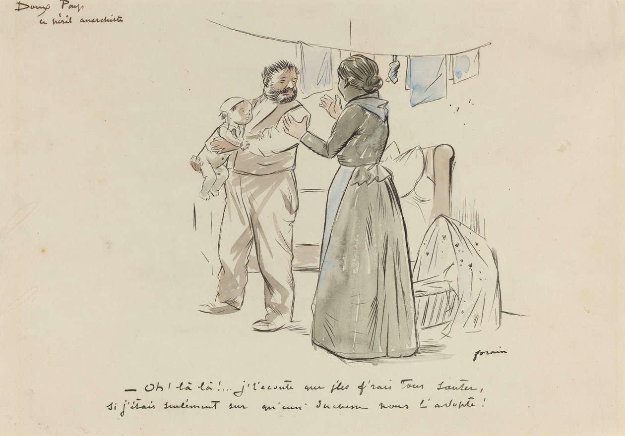 Den anarkistiska faran av Jean Louis Forain