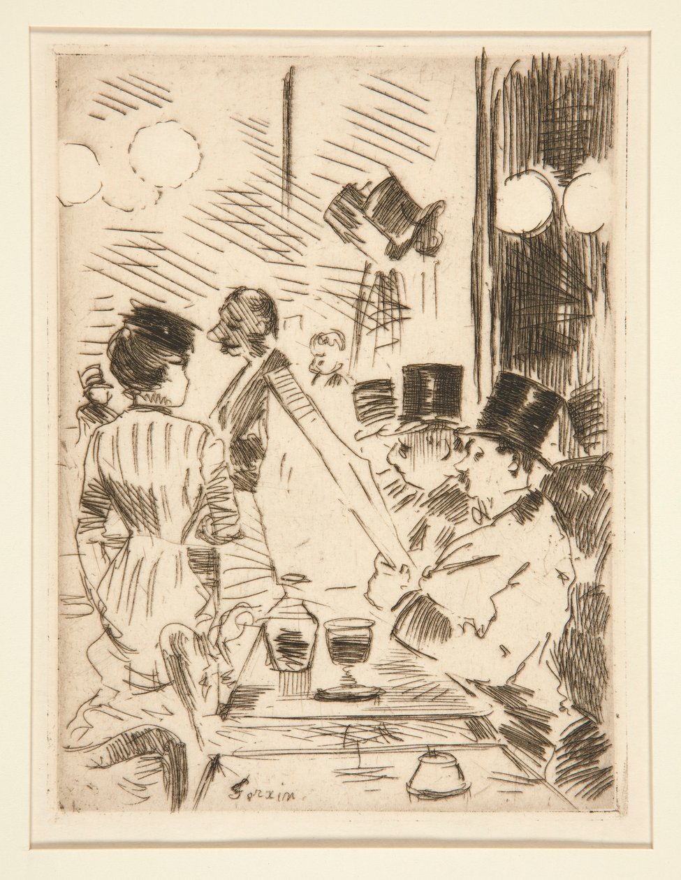 Kaféet i det nya Aten av Jean Louis Forain