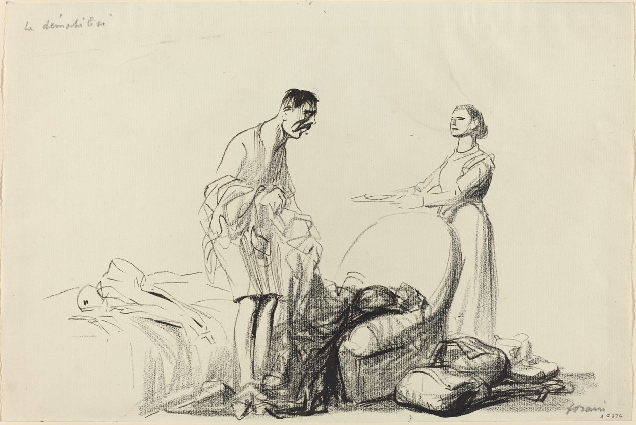 Demobiliserar honom av Jean Louis Forain
