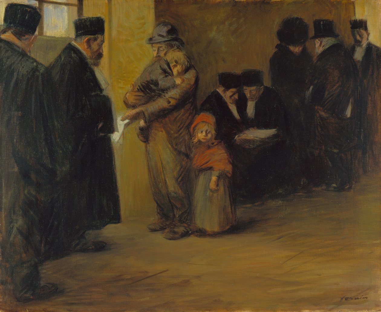 Rättshjälp, 1900-1910-tal av Jean Louis Forain