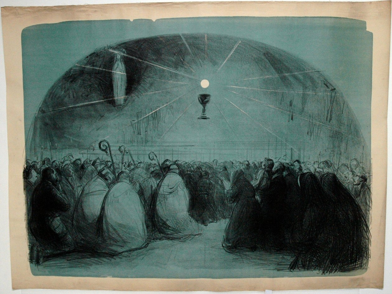 Lourdes, 1914, 25:e internationella eukaristiska kongressen av Jean Louis Forain