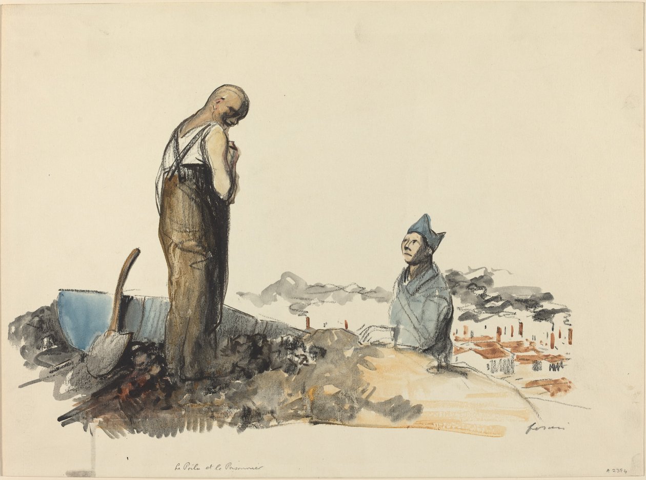 Hårig och fånge av Jean Louis Forain