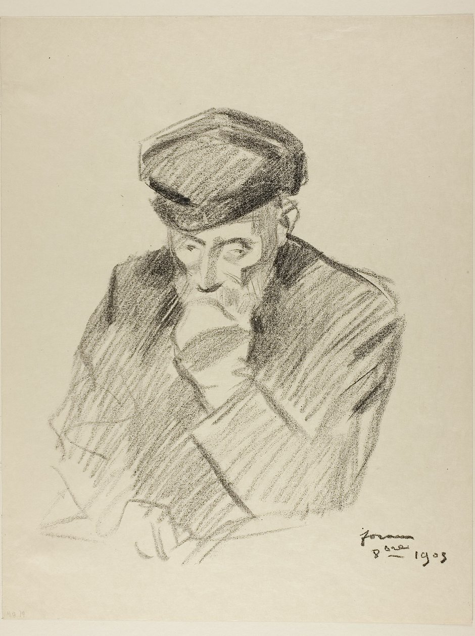 Porträtt av Renoir, fjärde plattan av Jean Louis Forain