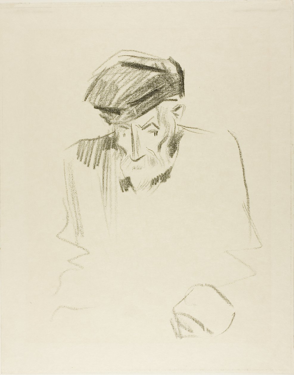 Porträtt av Renoir, andra plattan av Jean Louis Forain