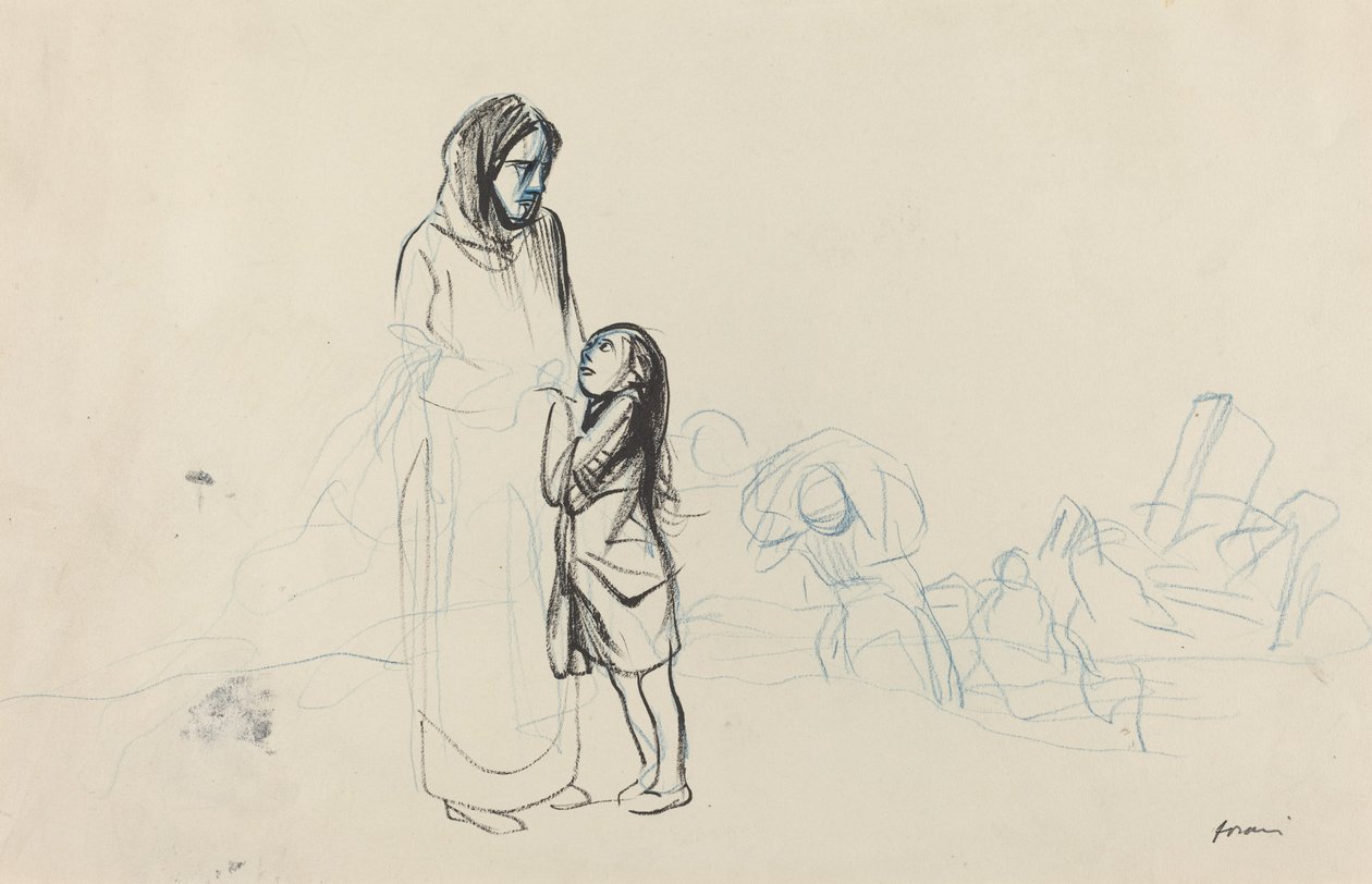 Flyktingar av Jean Louis Forain