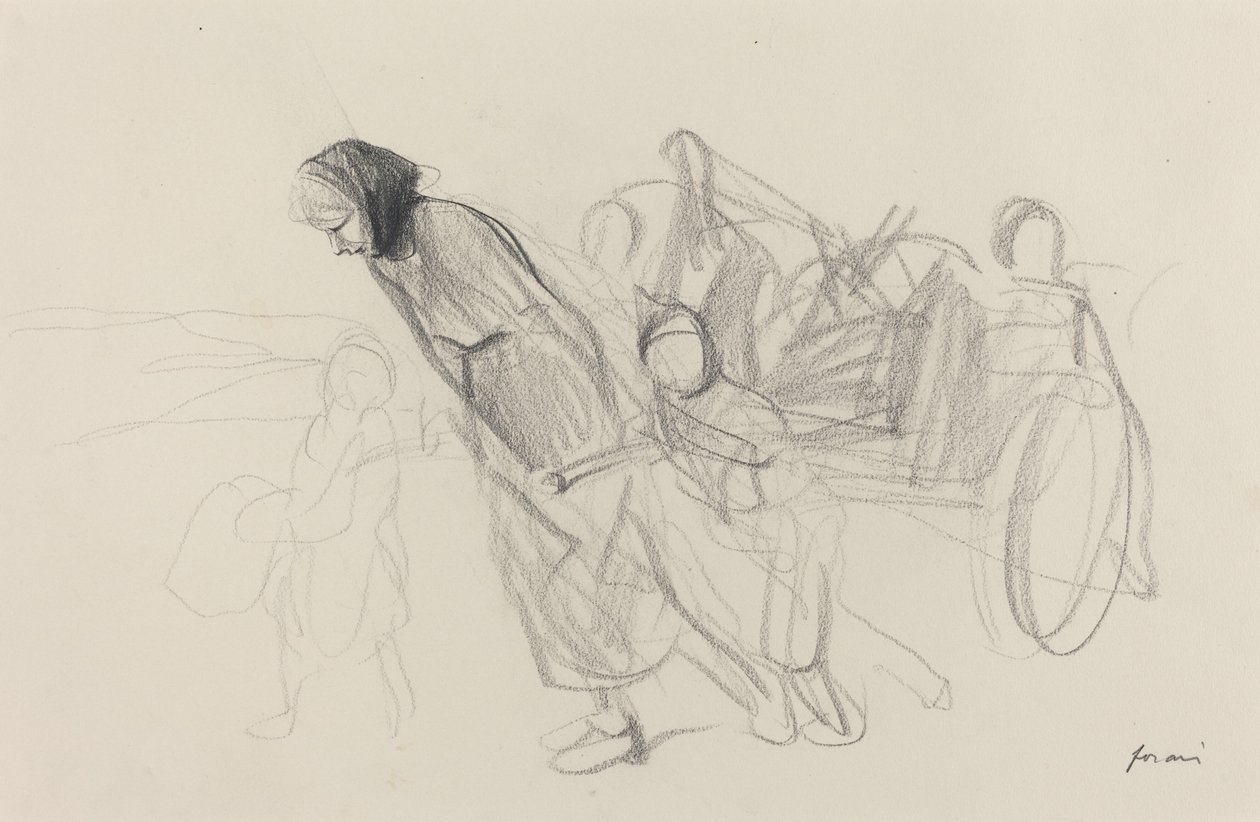 Flyktingar av Jean Louis Forain