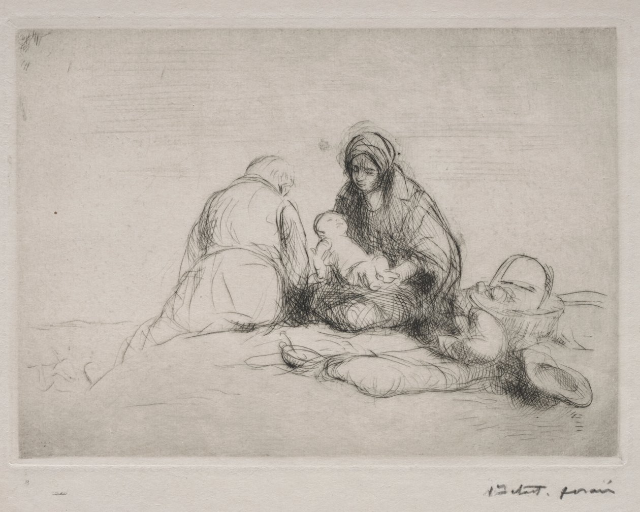Vila på flykten till Egypten av Jean Louis Forain