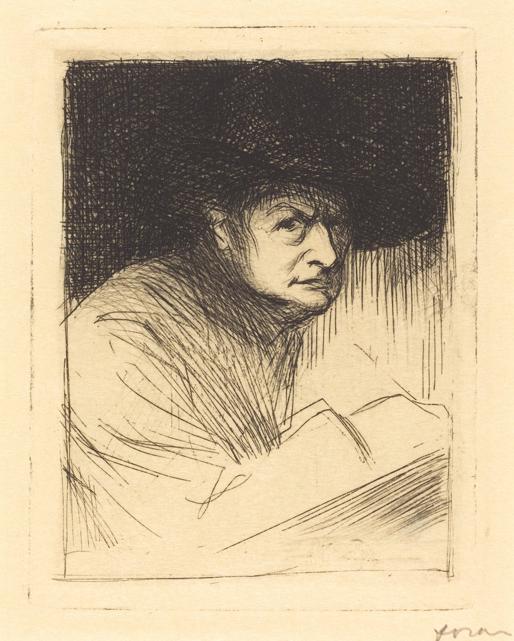 Självporträtt av Jean Louis Forain