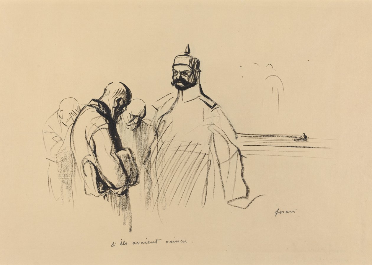 Om de hade vunnit, c. 1919. av Jean Louis Forain