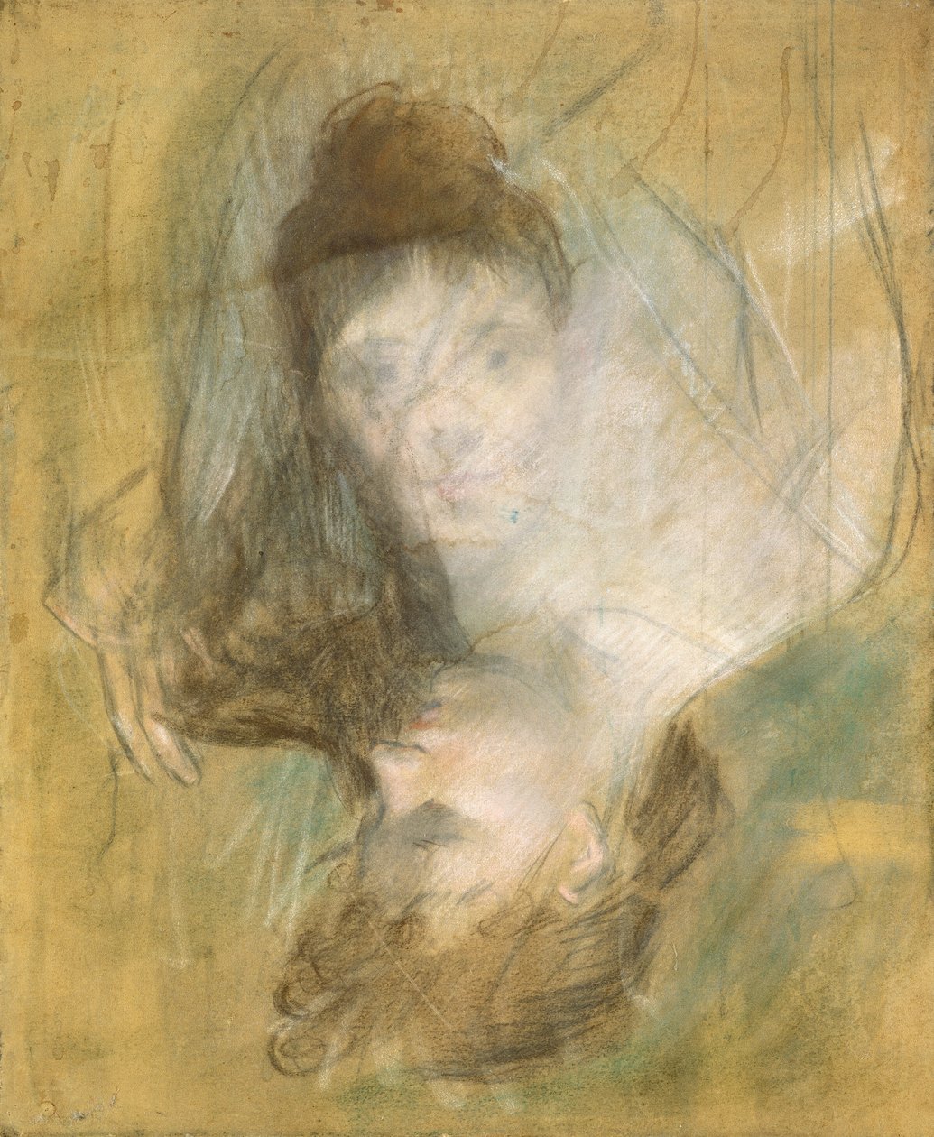 Skiss av en kvinna av Jean Louis Forain