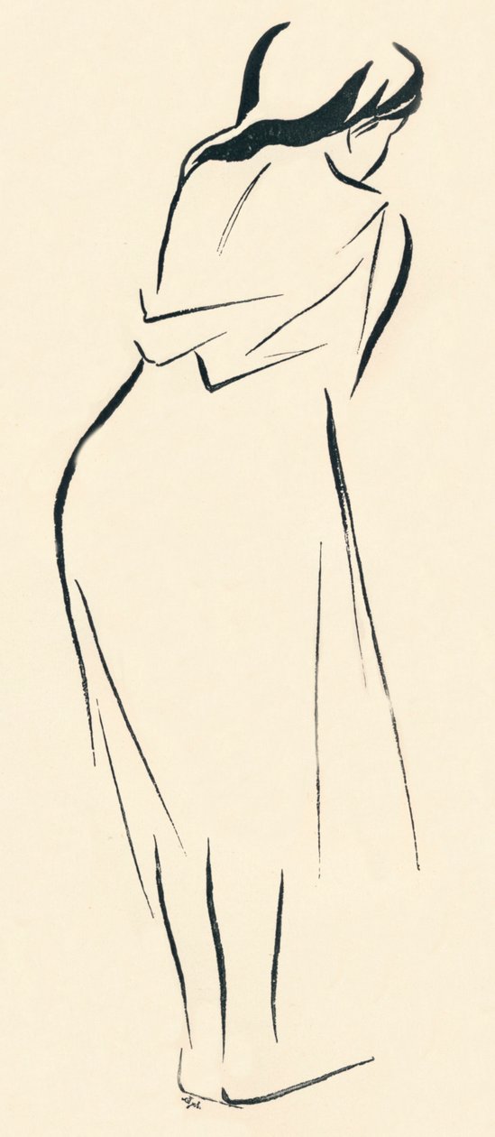 Studera i linje, c1898 av Jean Louis Forain