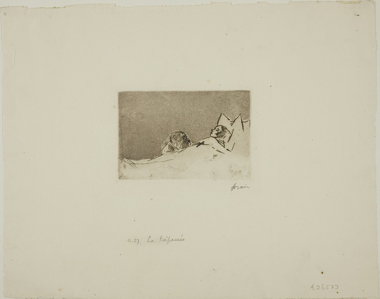 Den döda flickan av Jean Louis Forain