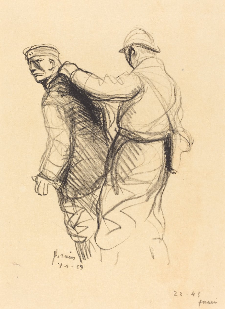 Tysken utvisades av Jean Louis Forain