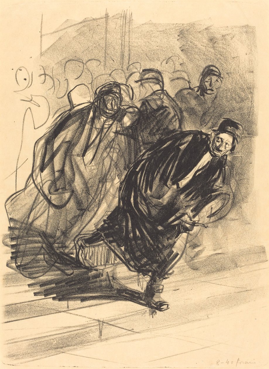 Advokaten förföljs av Jean Louis Forain