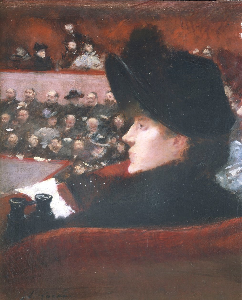 The Lodge, ca 1880 (olja på duk) av Jean Louis Forain