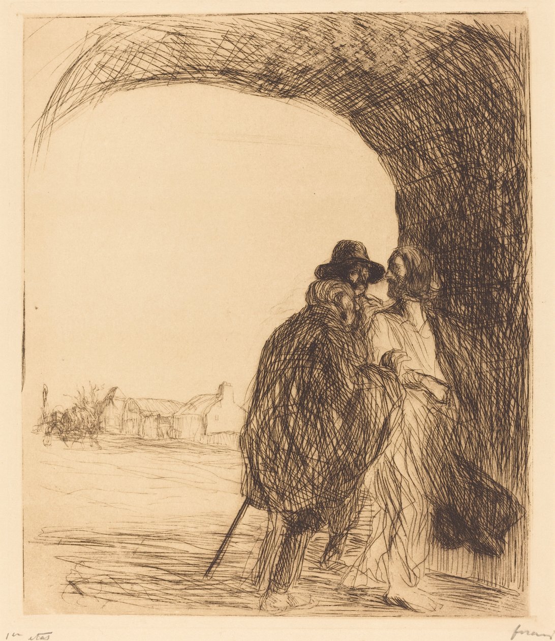 Mötet under bågen (tredje plattan) av Jean Louis Forain
