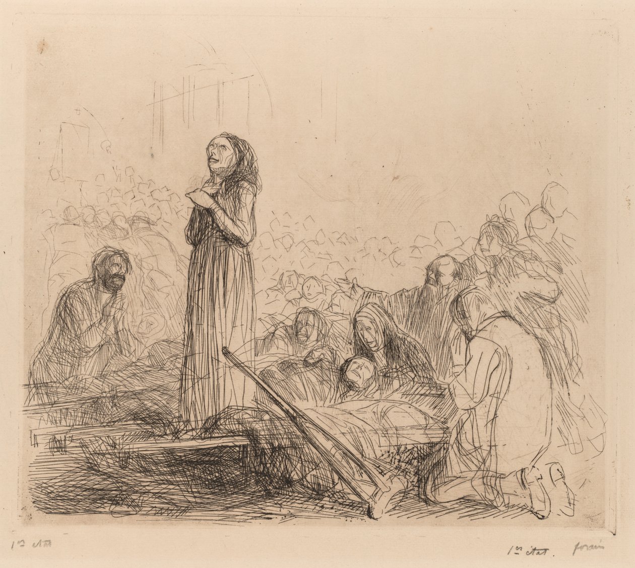 Miraklet inför det heliga sakramentet av Jean Louis Forain