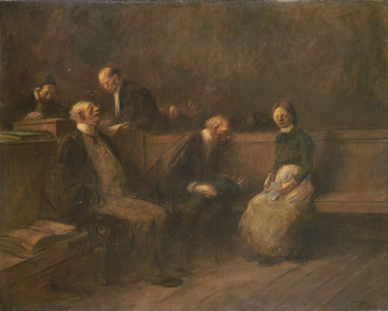 Framställningen, 1906. av Jean Louis Forain