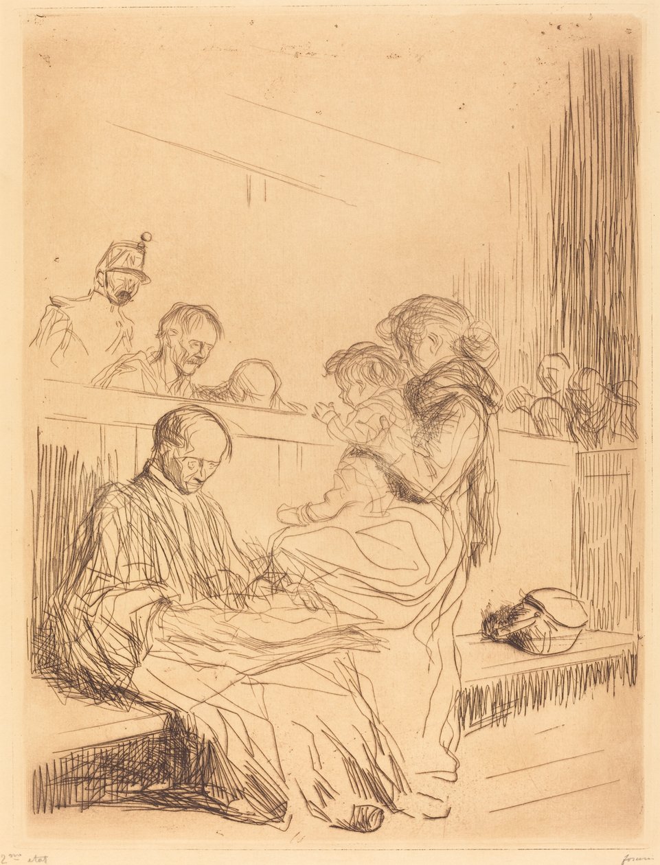 Fången och barnet av Jean Louis Forain