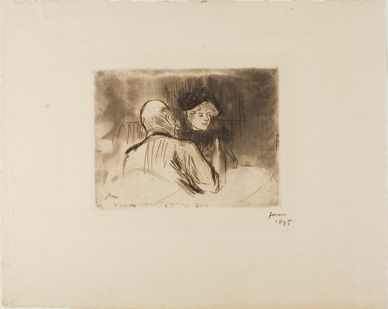 tête-à-tête av Jean Louis Forain