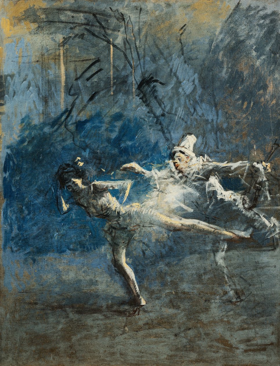 Två dansare; två dansare, av Jean Louis Forain