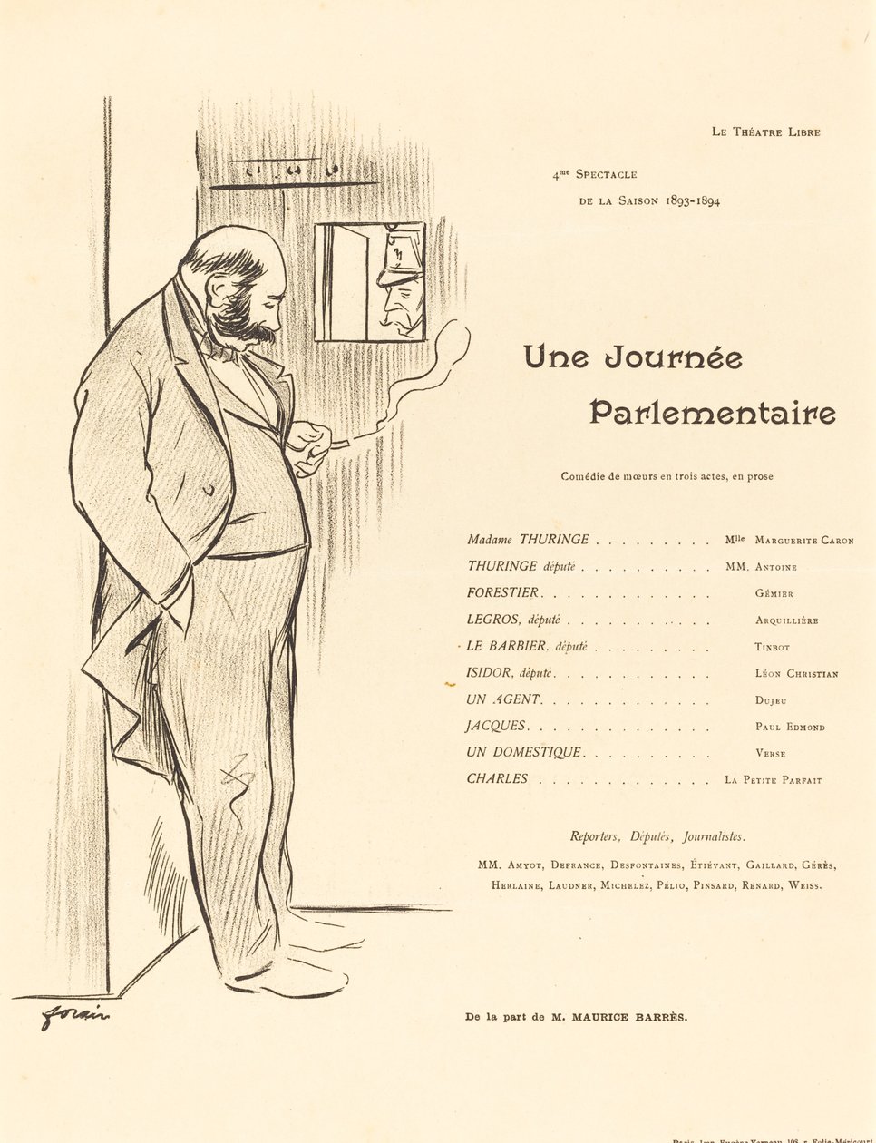 En riksdagsdag av Jean Louis Forain