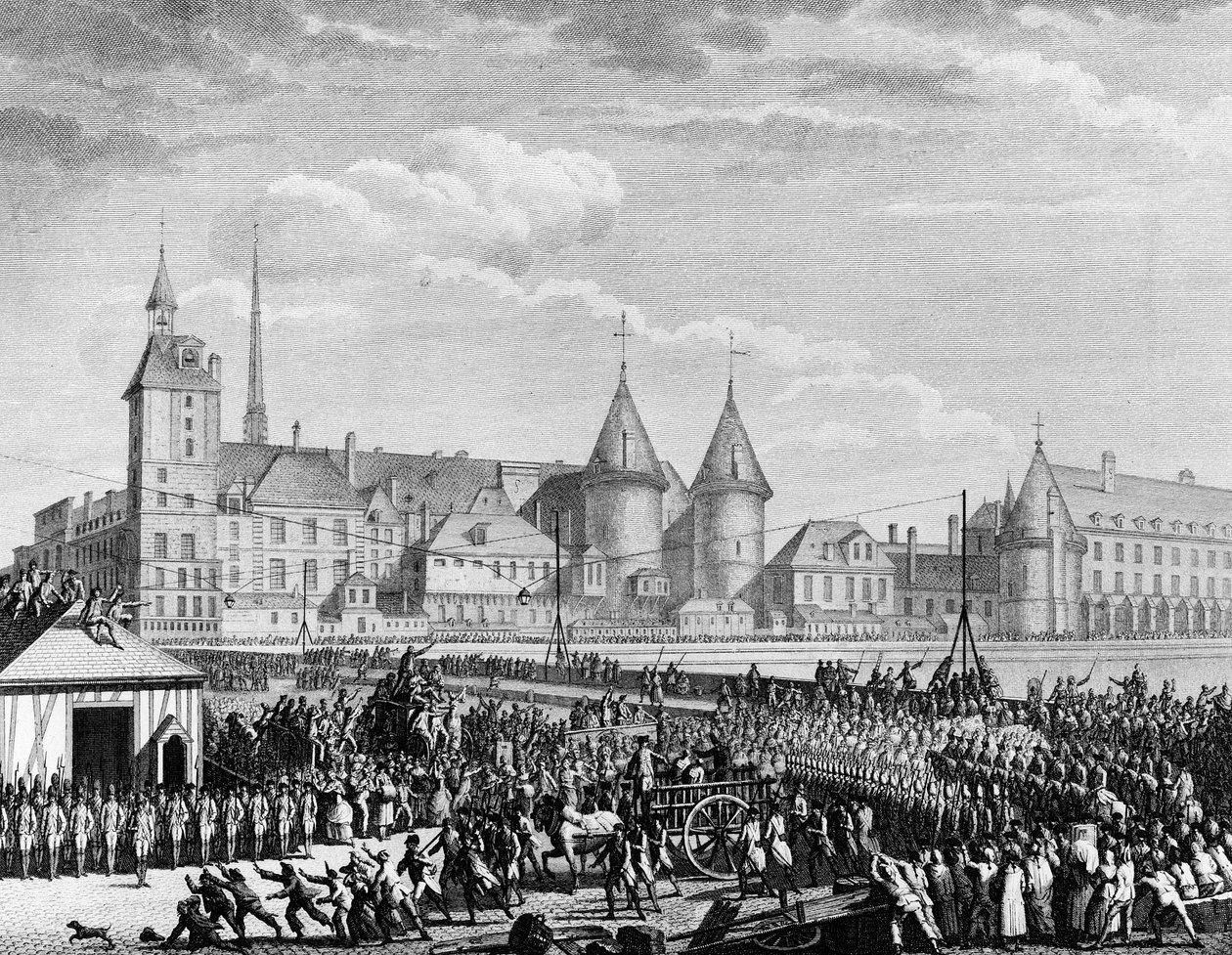 Franska revolutionen: Bröderna Agasse torterades den 8 februari av Jean Louis II (after) Prieur