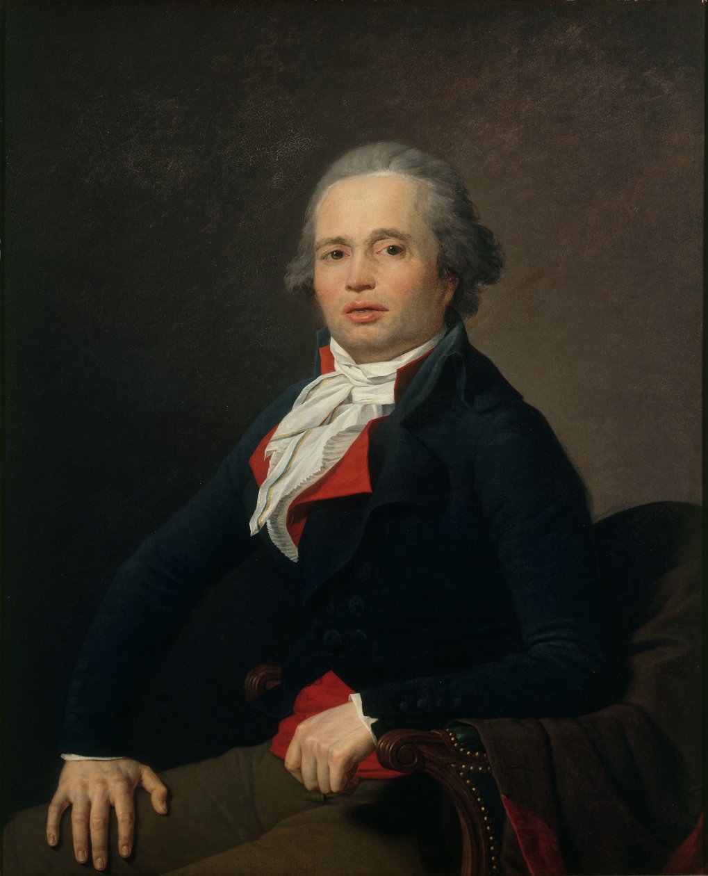 Porträtt av Louis Legendre 1752-1797, ca. 1795. av Jean Louis Laneuville