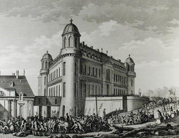 Kanoner tagna från Chantilly till Paris, 9 augusti 1789 av Jean Louis Prieur