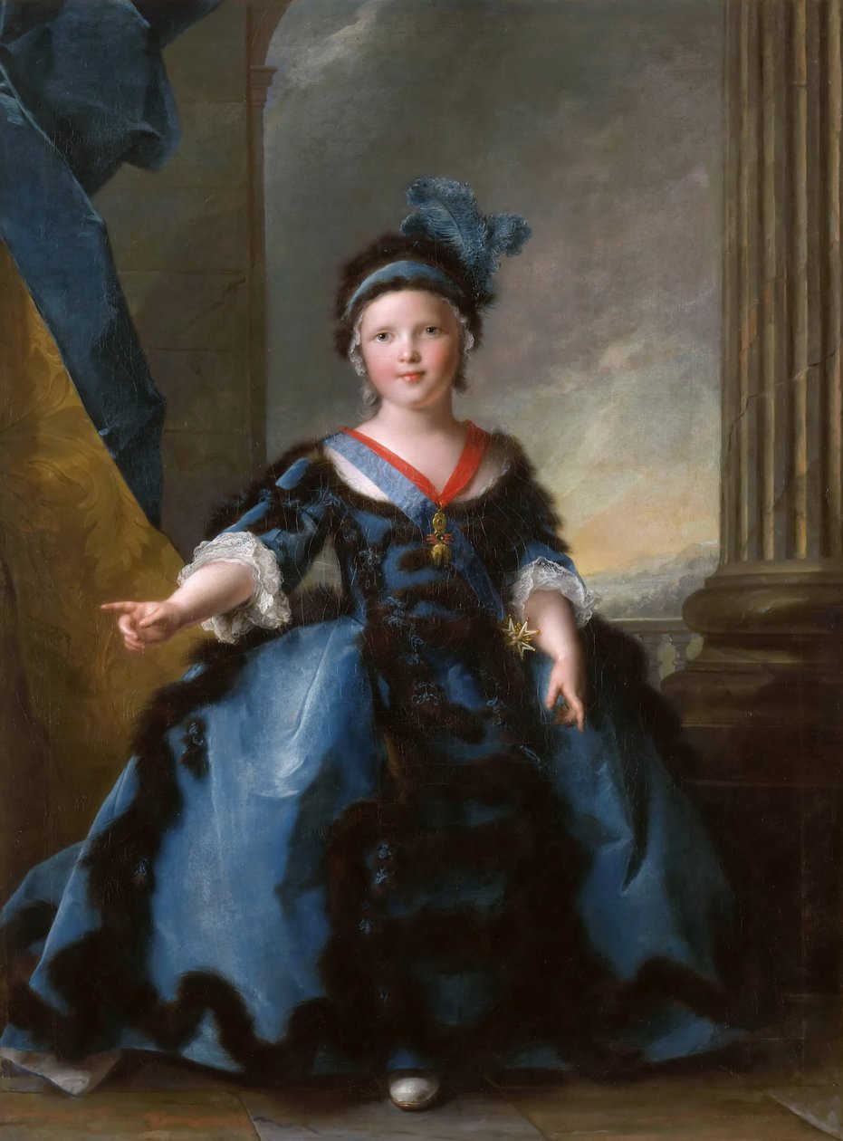 Louis Joseph Xavier, hertig av Bourgogne 1751-1761 av Jean Marc Nattier