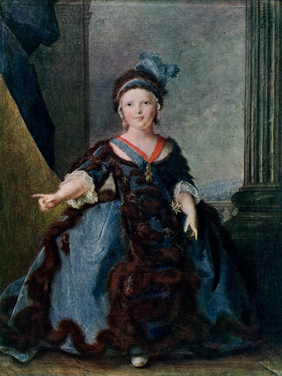 Ludvig av Frankrike, 1754, 1910 av Jean Marc Nattier